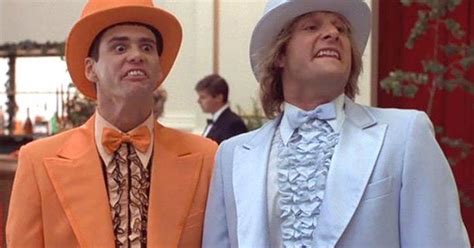 Two Guys In Dumb And Dumber Tuxedos Attempted To Catch Home Run Derby