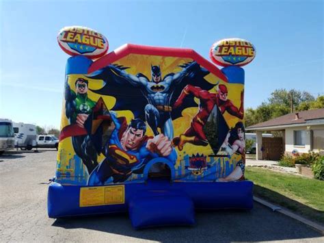 Justice League 4 In 1 Bounce House Bouncing Off The Walls