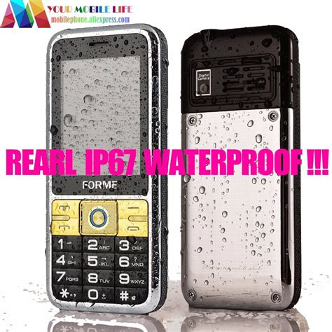 Real Ip67 Waterproof Shockproof Dustproof Original Forme Dual Sim