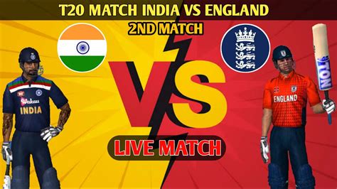 India Vs England 2nd T20 Match Edition In Real Cricket 20 Live Youtube