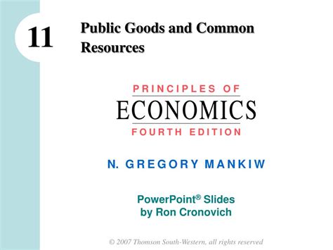Ppt Public Goods And Common Resources Powerpoint Presentation Free