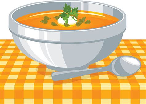 Clip Art Of Bowl Soup Illustrations Royalty Free Vector Graphics