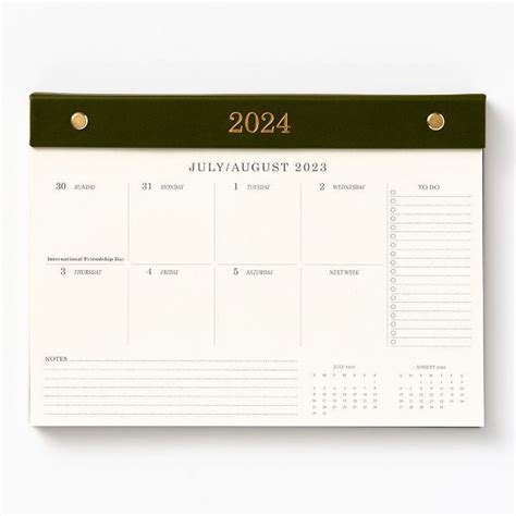 2023 2024 Chicago Avenue Weekly Desk Calendar Paper Source