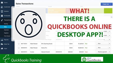 New to using quickbooks online? The Quickbooks Online Desktop App - YouTube