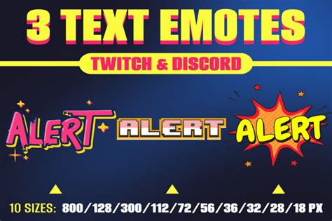 Alert Twitch Emote Graphic By Fromporto Creative Fabrica