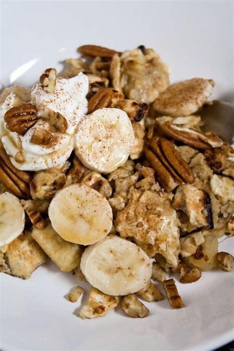 This link is to an external site that may or may not meet accessibility guidelines. Passover Matzoh Brei with Bananas and Pecans, Recipe for Passover, Passover food inspiration ...