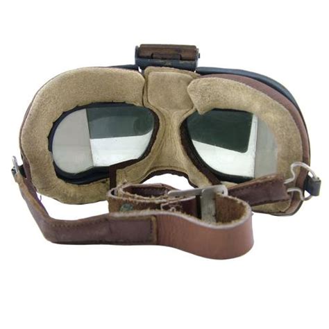 raf mk vii flying goggles with anti glare shield
