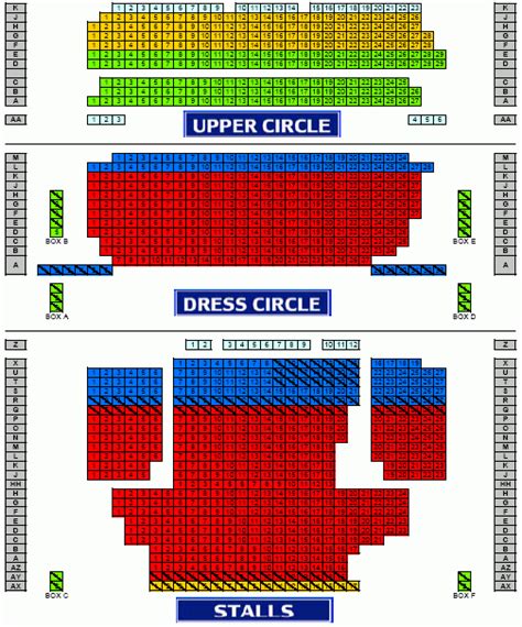 Aldwych Theatre Seating Plan Events And Shows Theatre Bookings