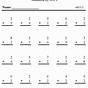 Mad Minute Math Worksheets