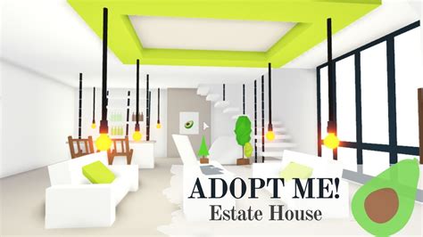 🥑adopt Me Estate House Speed Build1 Part🥑 Youtube