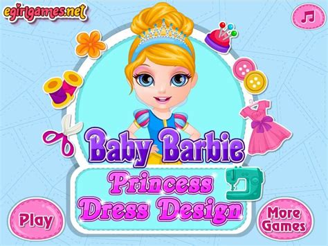 Baby Barbie Princess Dress Design Game Fun Girls Games