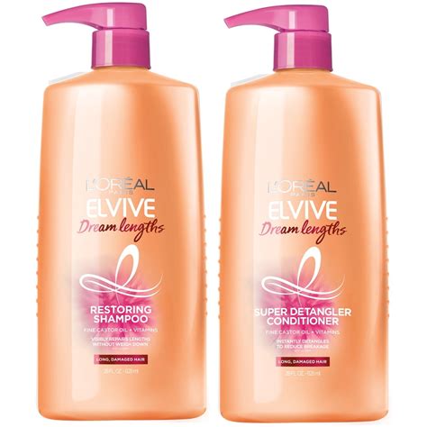 Loreal Paris Elvive Dream Lengths Shampoo And Conditioner Kit 2 Count