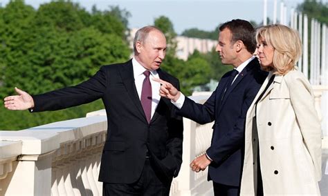 Emmanuel Macron Flies To Russia For Talks With Vladimir Putin Daily