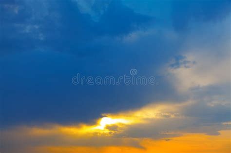 Morning Sky With Glowing Stock Image Image Of Heaven 269704255