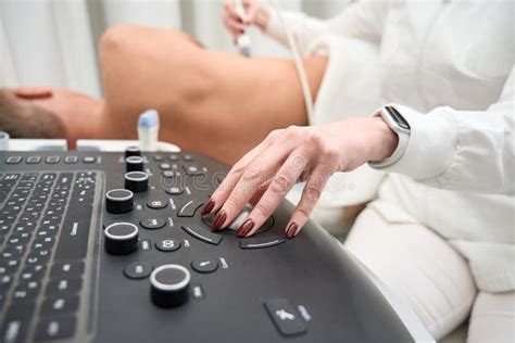 Ultrasound Specialist Conducts A Comprehensive Ultrasound Examination