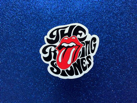 Los Rolling Stones Die Cut Sticker Resistente Al Agua Etsy