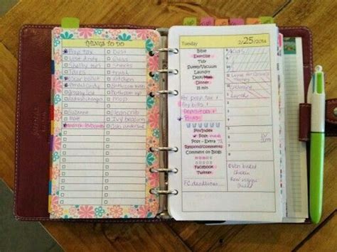 Acest Jurnal E Perfect Pentru Zilele De Scoala Planner Setup Filofax