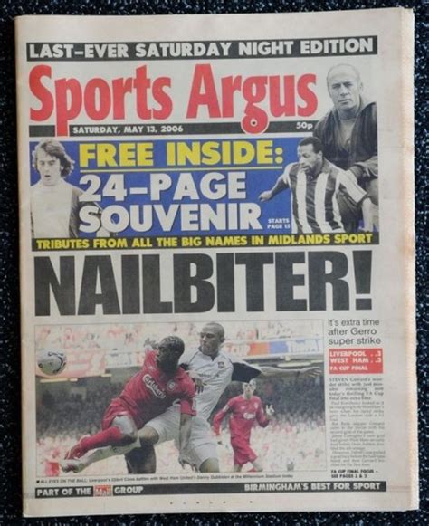 Birmingham Mail Marks Years Since Last Sports Argus Journalism News From HoldtheFrontPage