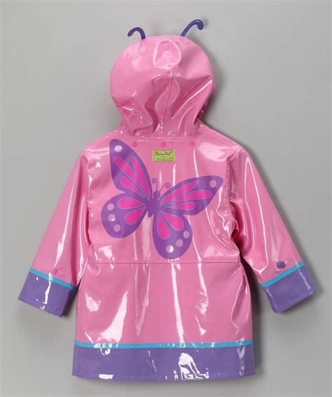 Western Chief Pink Wing Raincoat Girls Rain Coat Raincoat Toddler Girl