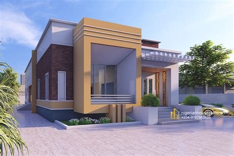 Bedroom Bungalow Ref Nigerian House Plans