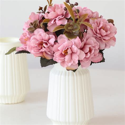 ins vase pe plastic vase round mouth milk bottle nordic style home wedding party table