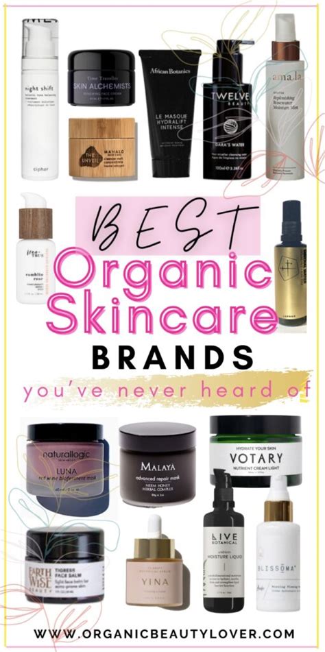 25 Best Organic Skincare Brands Youve Never Heard Of Organic Beauty