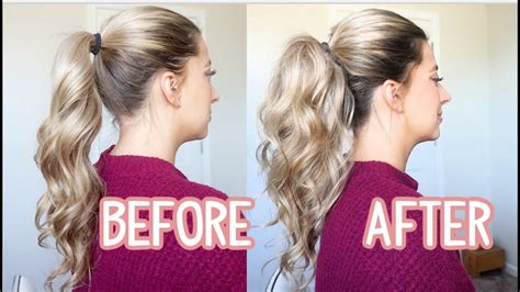 How To Full Ponytail Hair Hack You Need To Try Medium And Long