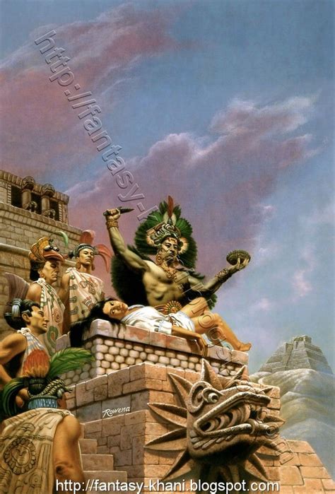 Aztec Sacrifice Artona Aztec Art Mayan Art Aztec Culture