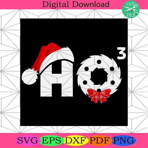 Santa Ho Ho3 Christmas Svg Xmas Svg Merry Xmas Silkysvg