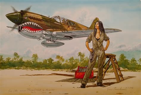 P 40 Warhawk Flying Tigers By Franz Zumstein In Legacy Of Chaos S