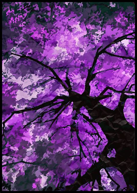 Purple Tree Art Added To The List Of Art My Lysie Is Going To