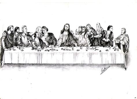 Last Supper Sketch