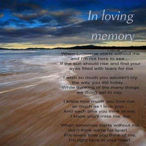 25 Best In Memory Poems And Quotes Images On Pinterest Poem Quotes