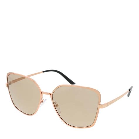 Prada Women Sunglasses Conceptual 0pr 60xs Pink Gold Matte Pink Gold In Rosegold Fashionette