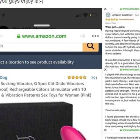 Amazon Vibrator Why Womans X Rated Sex Toy Review Went Viral Daily