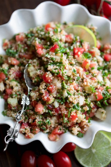 Quinoa Tabbouleh Recipe Vegetarian Vegan And Gluten Free