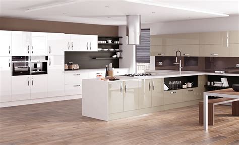 15+ colors / deep mirror modern high gloss cabinet kitchens. Kitchen Designs - Astro Gloss: Dakar and White