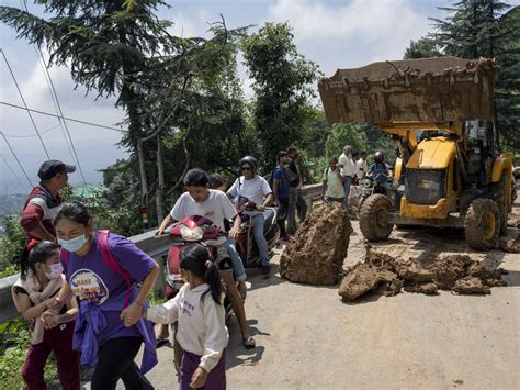 floods landslides leave 40 dead in northern india npr