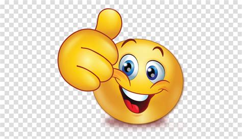 Download Hd Thumbs Up Emoji Clipart Thumb Signal Emoji Emoticon Clock