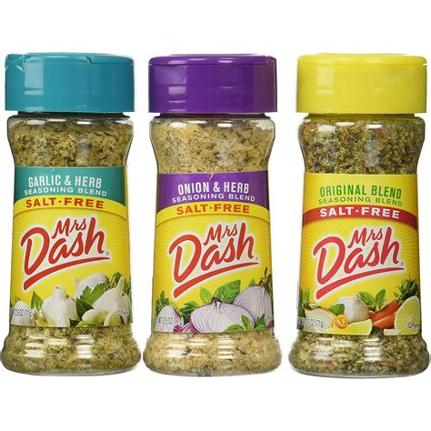 Mrs Dash Combo All Natural Seasoning Blends 25 Oz Originalonion