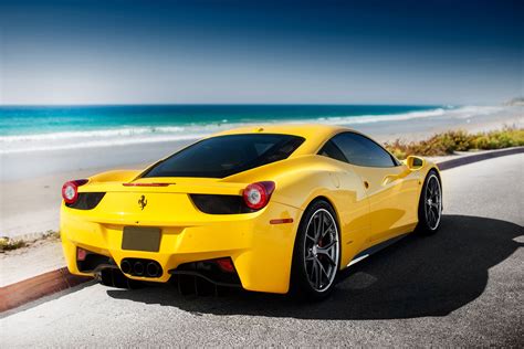Yellow Ferrari 458 Wallpapers And Images Wallpapers Pictures Photos