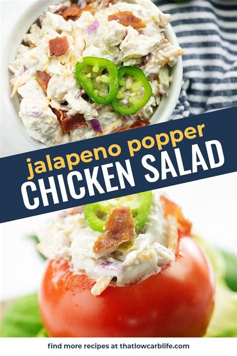 Check spelling or type a new query. Jalapeno Popper Chicken Salad! | Recipe in 2020 | Easy ...