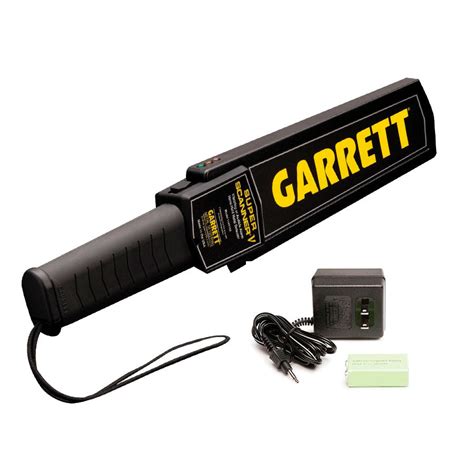 Detector De Seguridad Garrett Super Scanner V Con Cargador Master