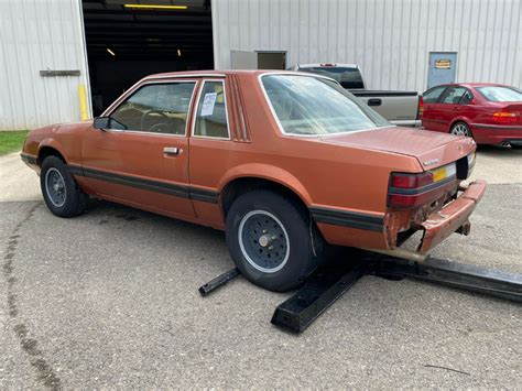 1984 Ford Mustang Coupe Project Lx Trunk Foxbody For Sale