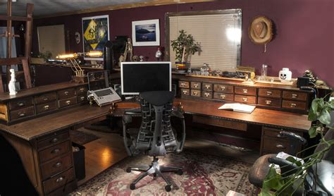 Monster Walnut Steampunk Computer Desk Built In Computer Desk