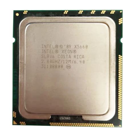 Intel Xeon Processor X5660 28ghz Pc Server Cpu 12m Lga 1366 Server Six