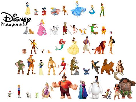 Disney Protagonists By Justsomepainter11 On Deviantart