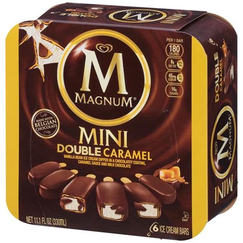 Magnum Mini Double Caramel Ice Cream Bars 6ct Hy Vee Aisles Online