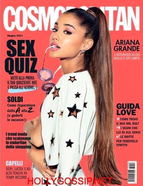 Ariana Grande Covers Cosmopolitan Magazine Italy June 2017