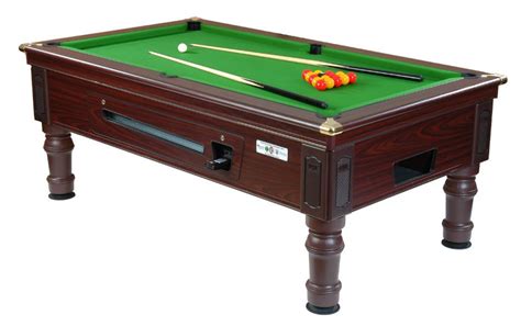 Playing 8 ball pool with friends is simple and quick! Supreme Pool Prince Pool Table (Mahogany)